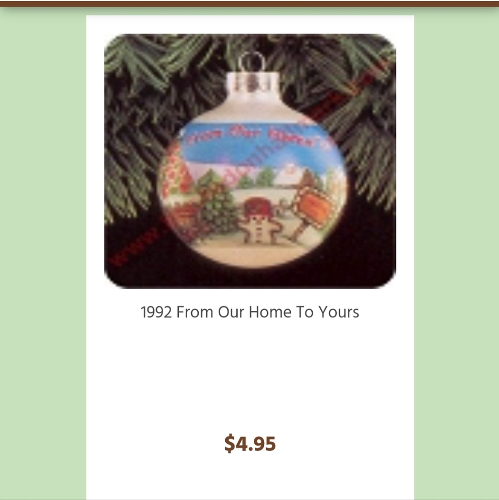 1992 Vintage Hallmark Ornament - Picture 5 of 5